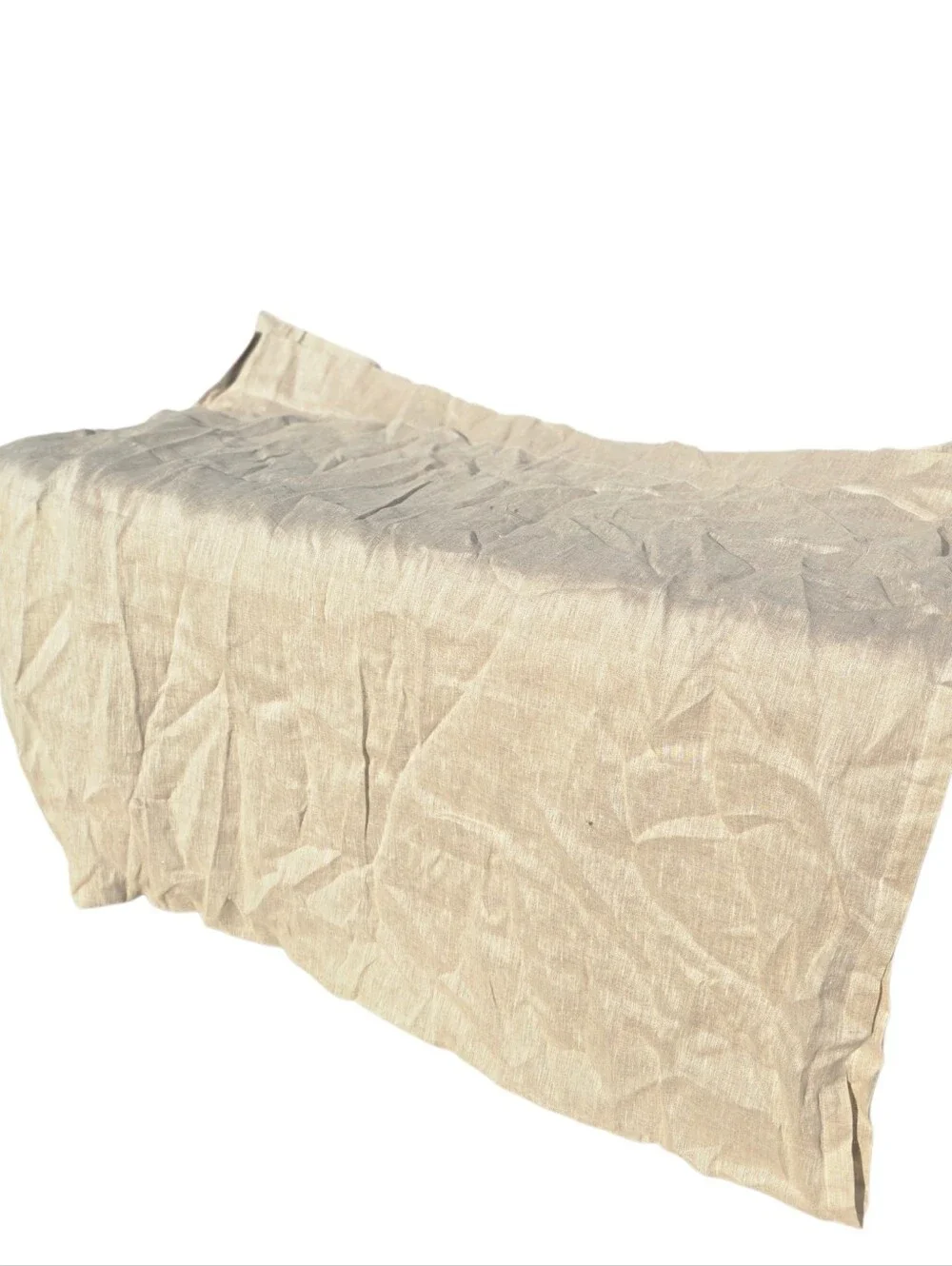 NWOT QUINCE 2 Panels 48x84 FLAX European Linen Curtain light Filtering 48